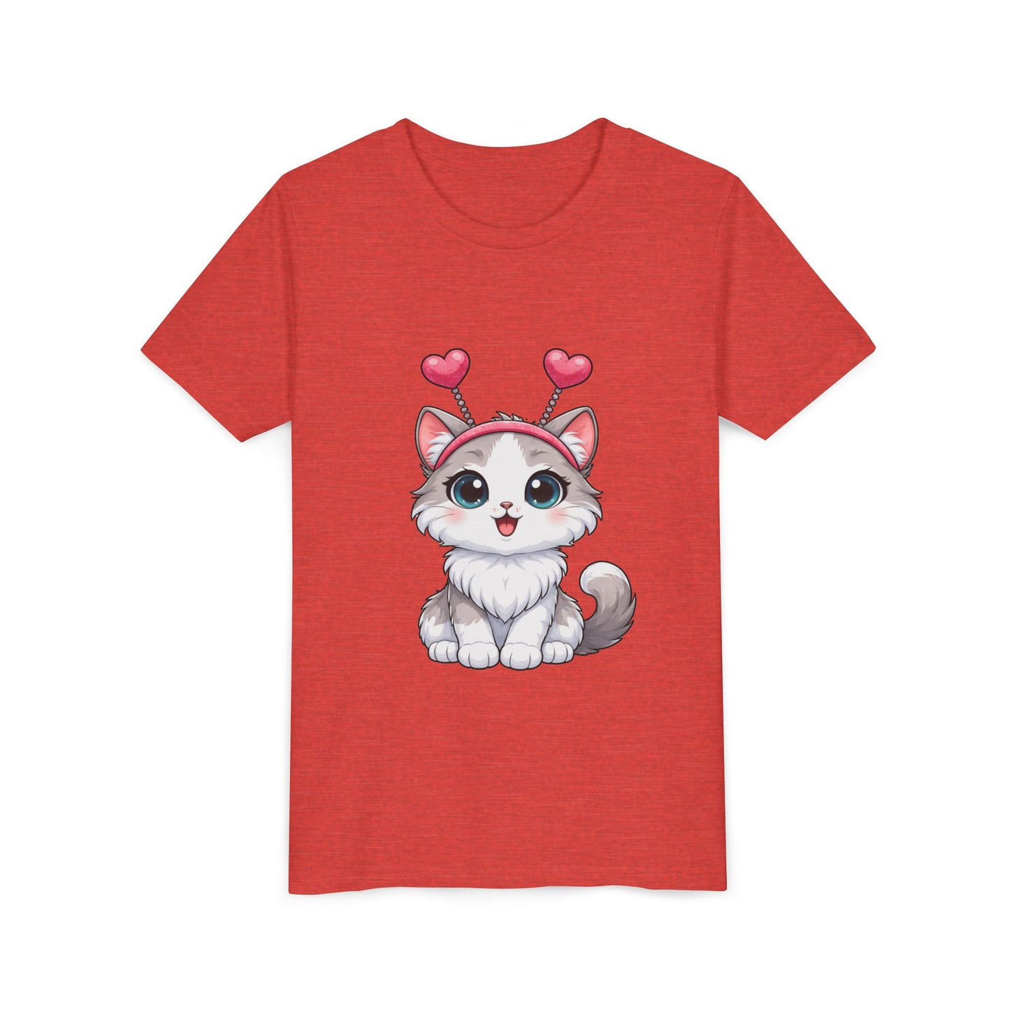 Youth Short Sleeve Cat Graphic Tee