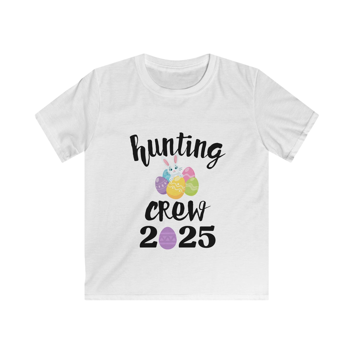 Kids Easter Tee - Hunting Crew 2025 - Easter Egg Hunt - Kids Group Shirt