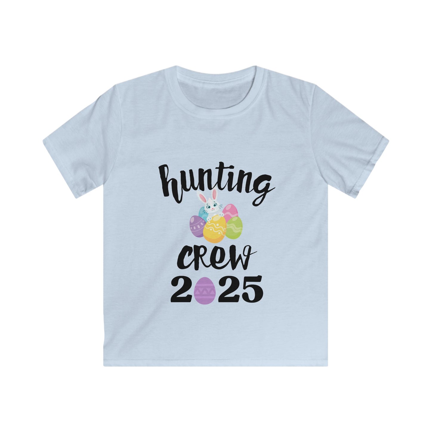 Kids Easter Tee - Hunting Crew 2025 - Easter Egg Hunt - Kids Group Shirt