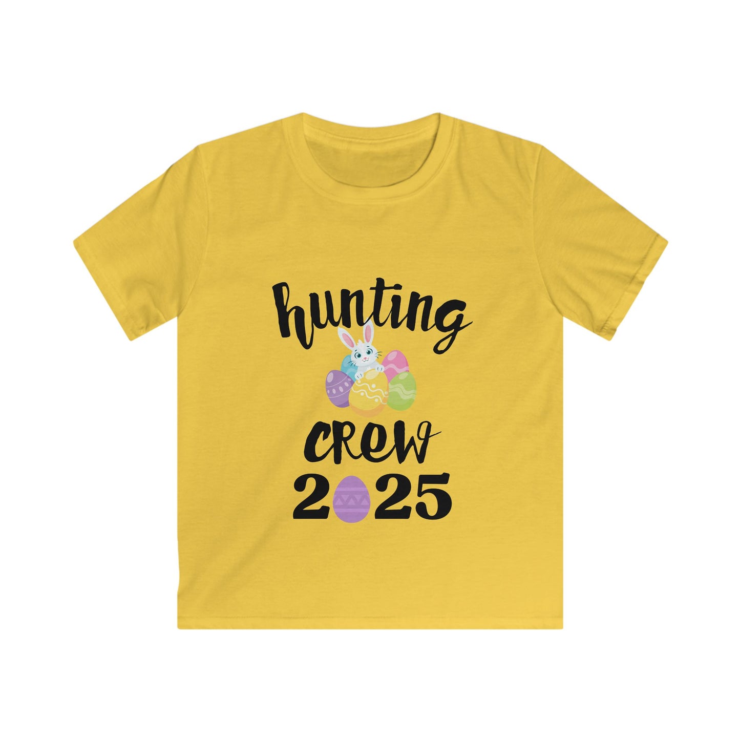 Kids Easter Tee - Hunting Crew 2025 - Easter Egg Hunt - Kids Group Shirt