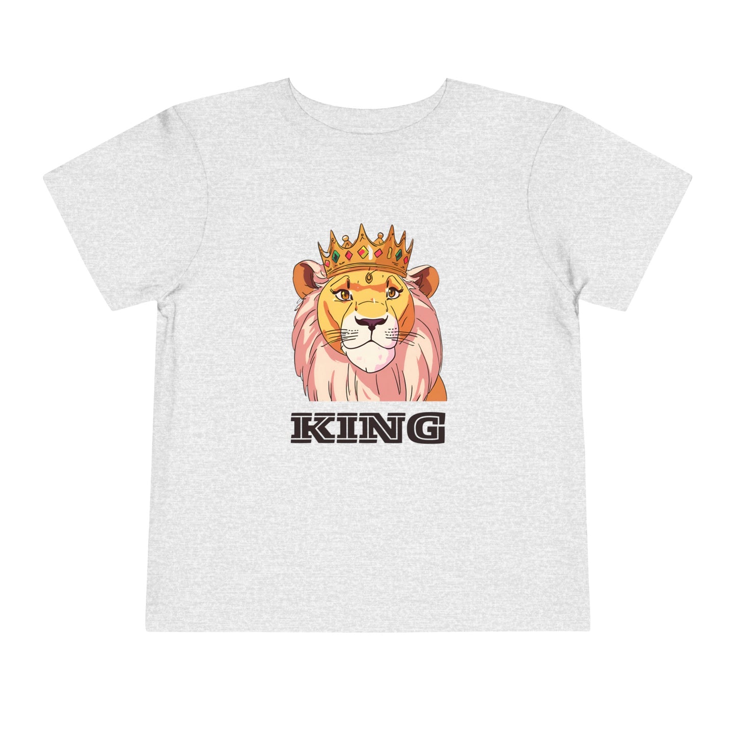 Friendly King Lion Toddler Short Sleeve Tee