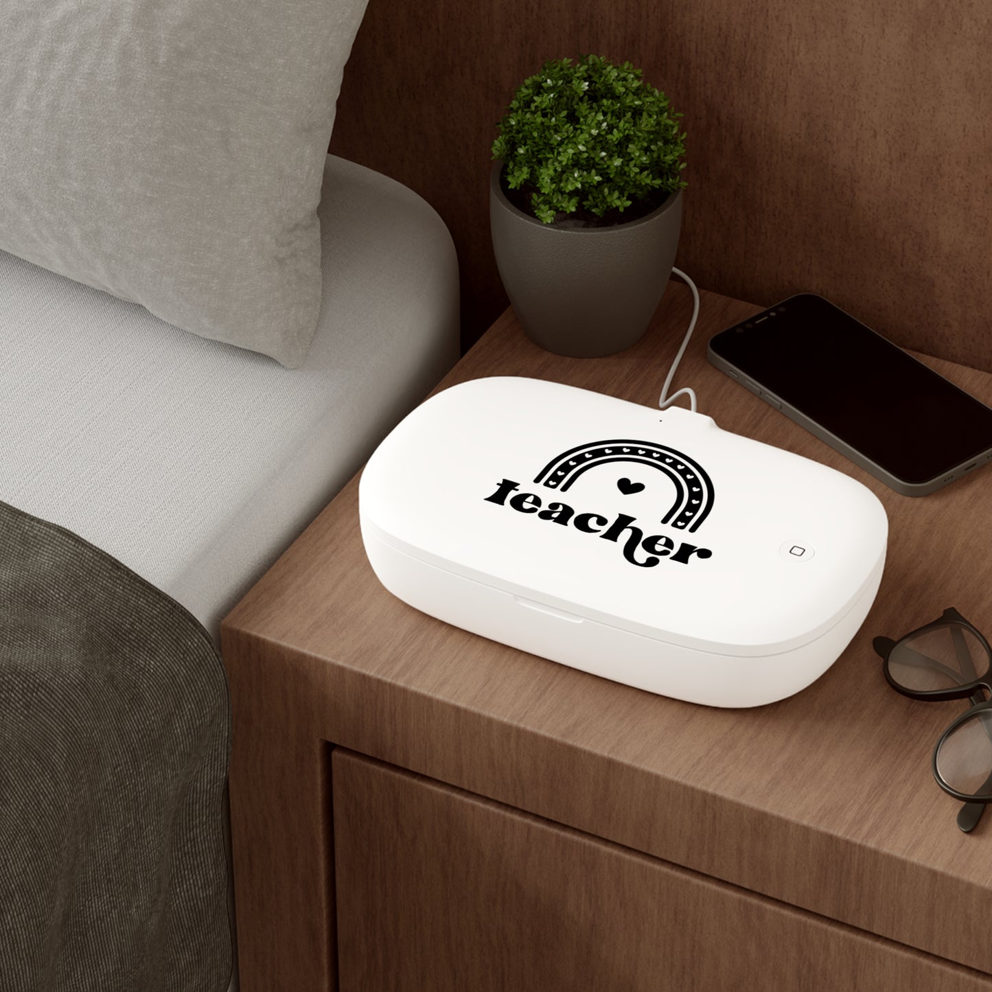 UV Phone Sanitizer & Wireless Charger for Teachers