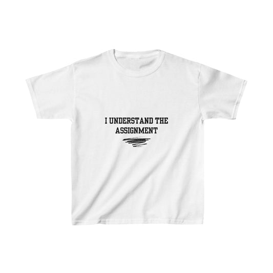 I Understand the Assignment Back to School Kids Cotton™ Tee