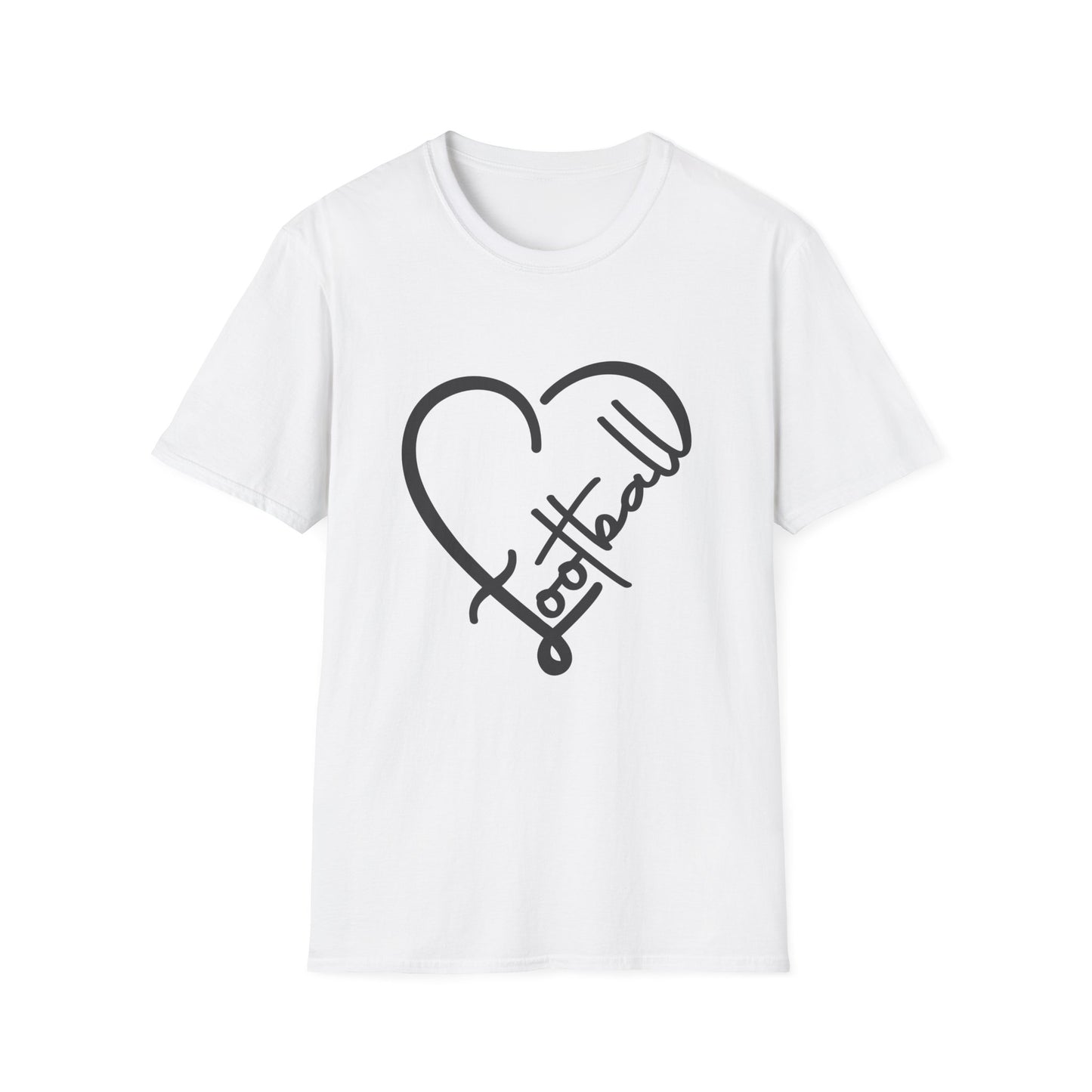 Love Football Unisex Softstyle T-Shirt