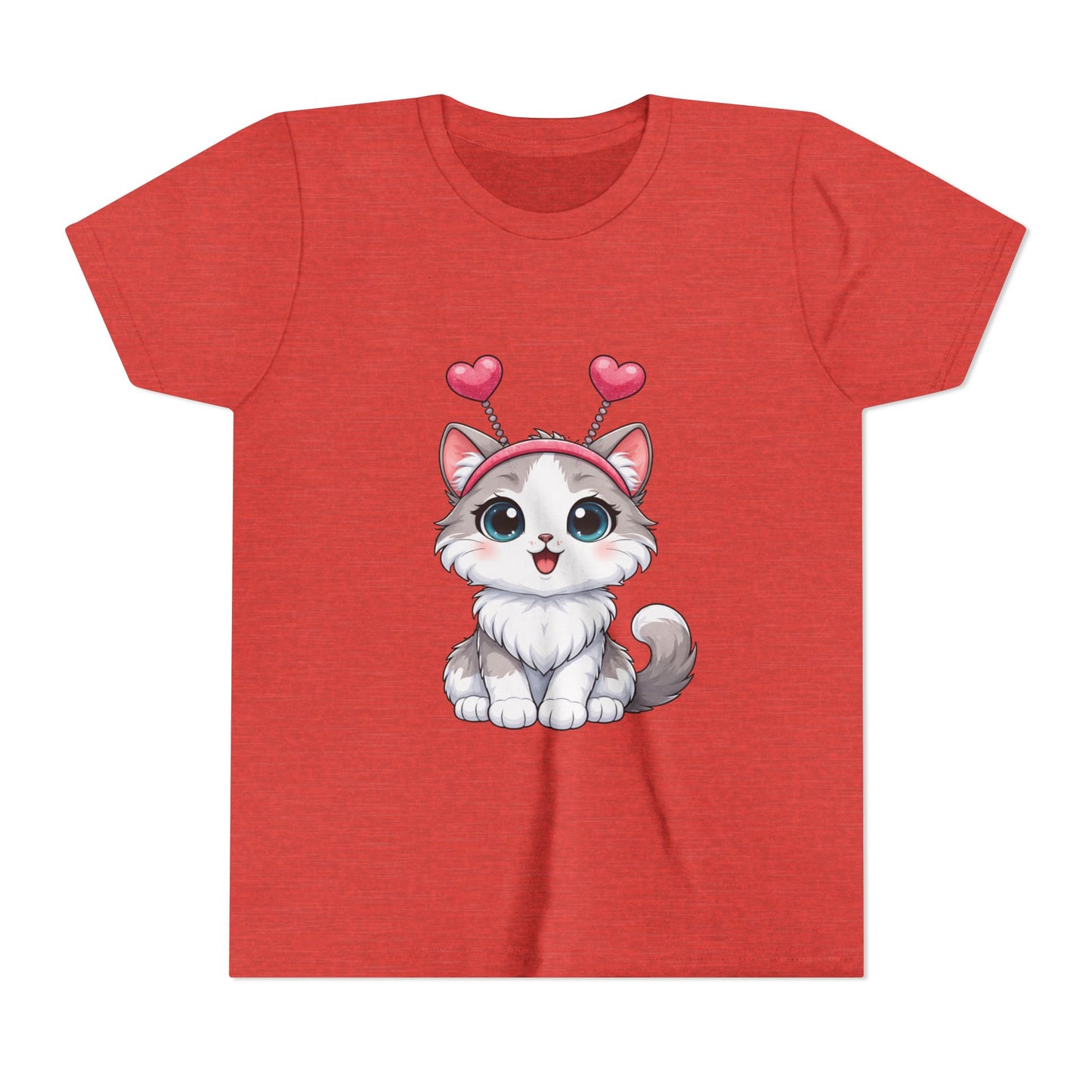 Youth Short Sleeve Cat Graphic Tee