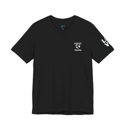 Soccer Mama Tee — Heart Soccer Ball Sideline Support Shirt