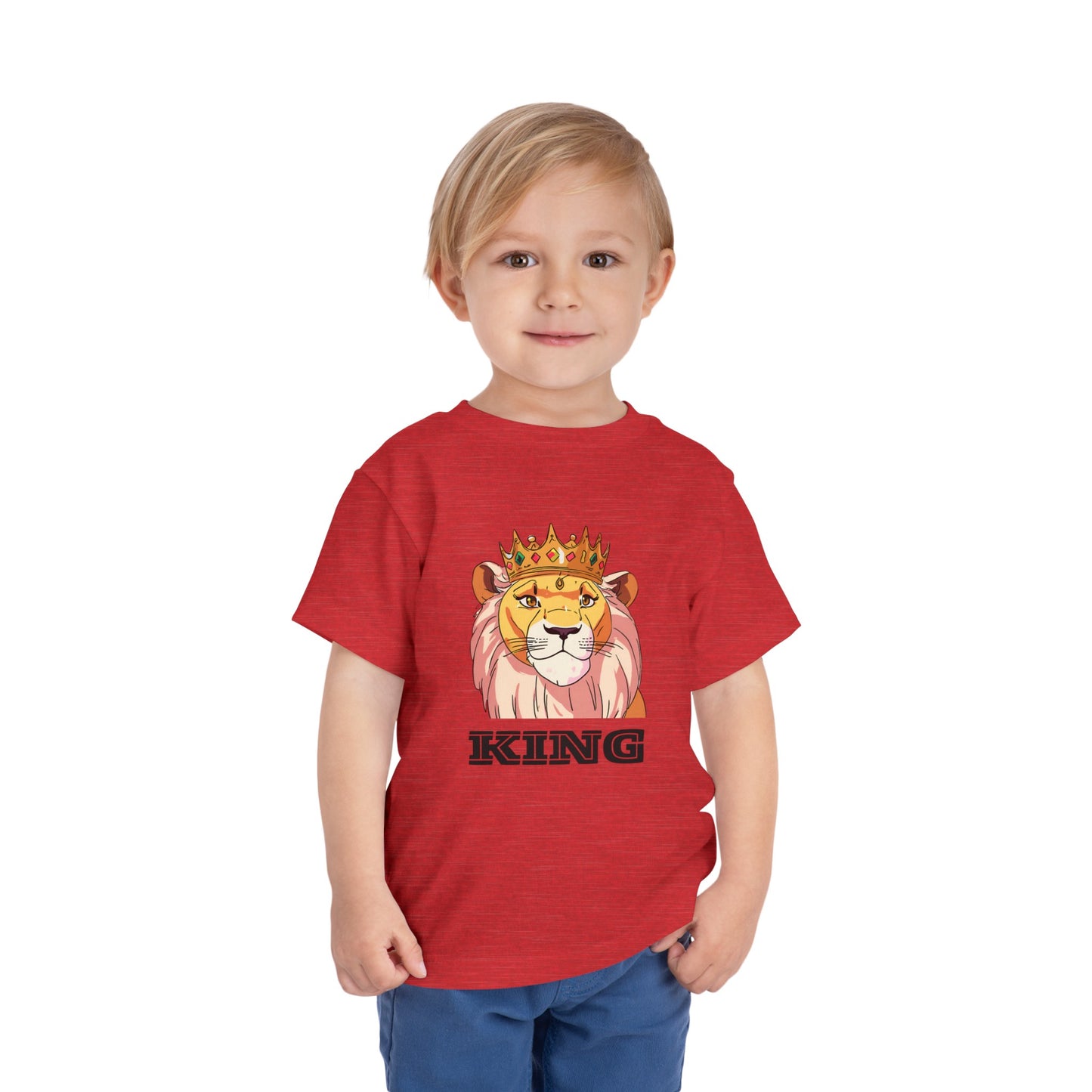 Friendly King Lion Toddler Short Sleeve Tee