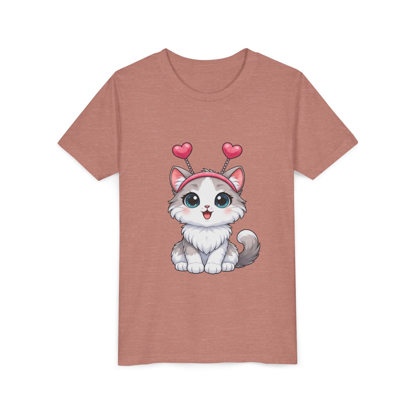 Youth Short Sleeve Cat Graphic Tee