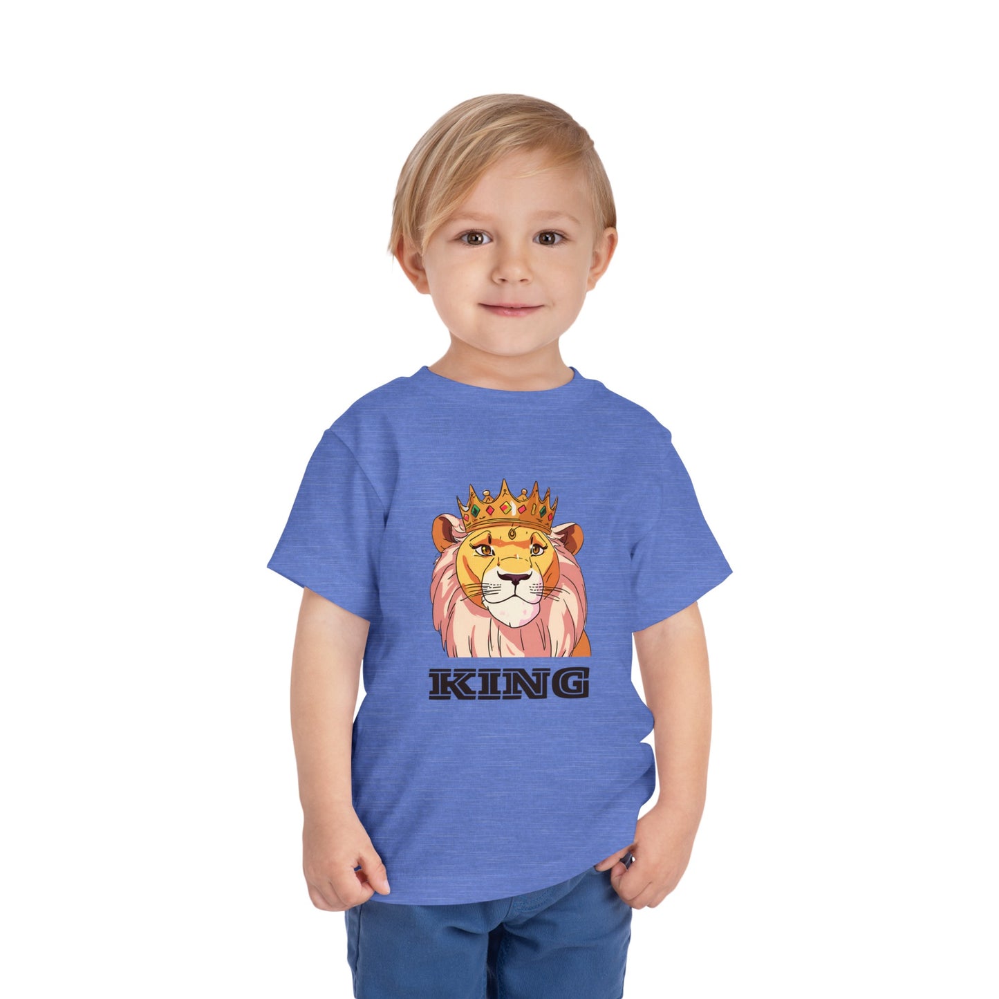 Friendly King Lion Toddler Short Sleeve Tee