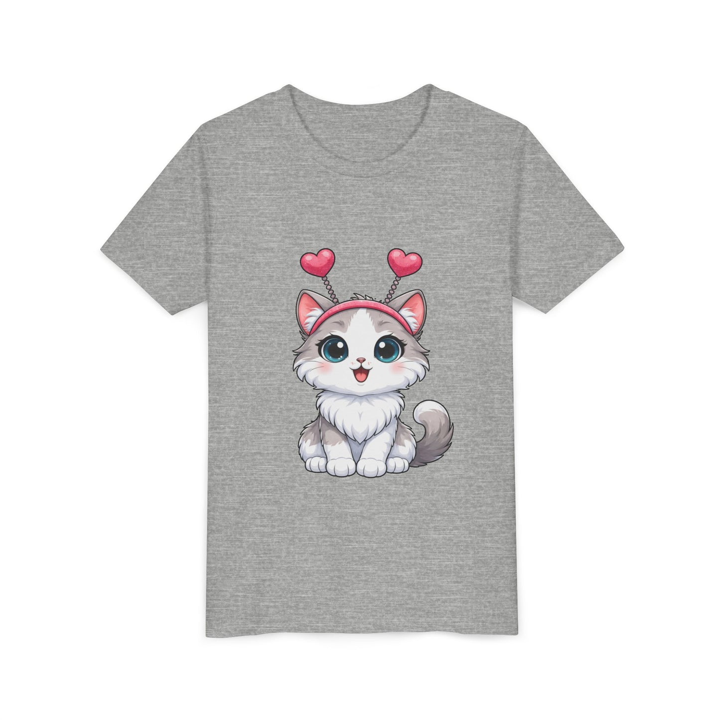 Youth Short Sleeve Cat Graphic Tee