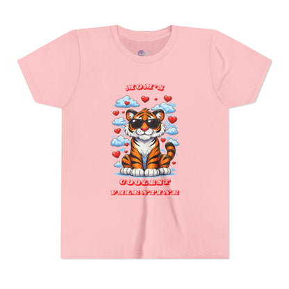 Youth Tee — "Mom's Coolest Valentine" Kids Graphic T-Shirt