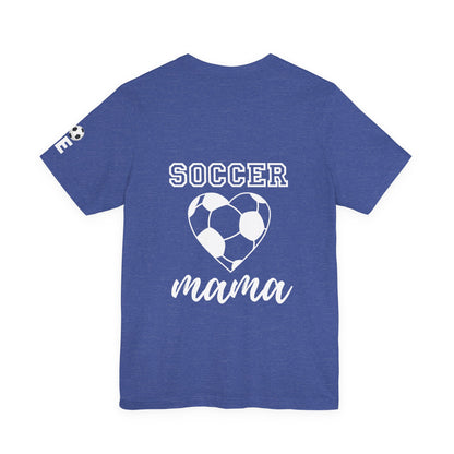 Soccer Mama Tee — Heart Soccer Ball Sideline Support Shirt
