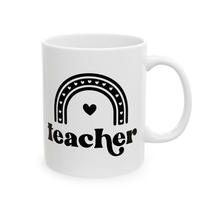 Teacher Rainbow Ceramic Mug