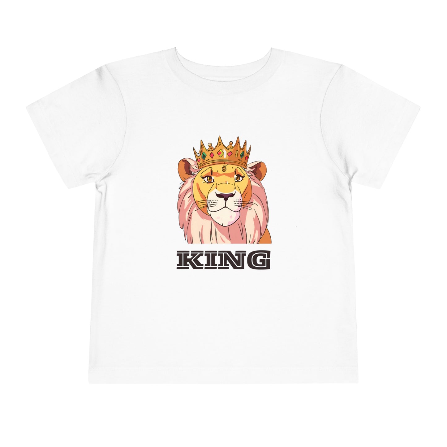 Friendly King Lion Toddler Short Sleeve Tee