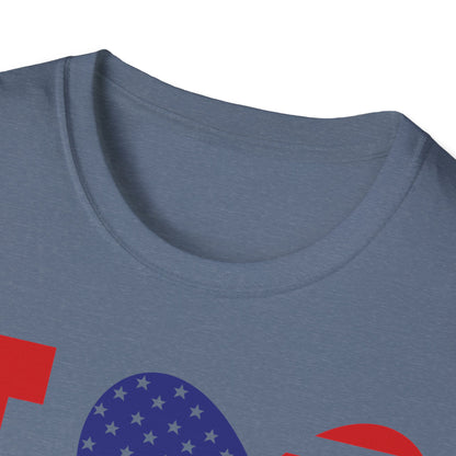 I Love USA Unisex Softstyle T-Shirt