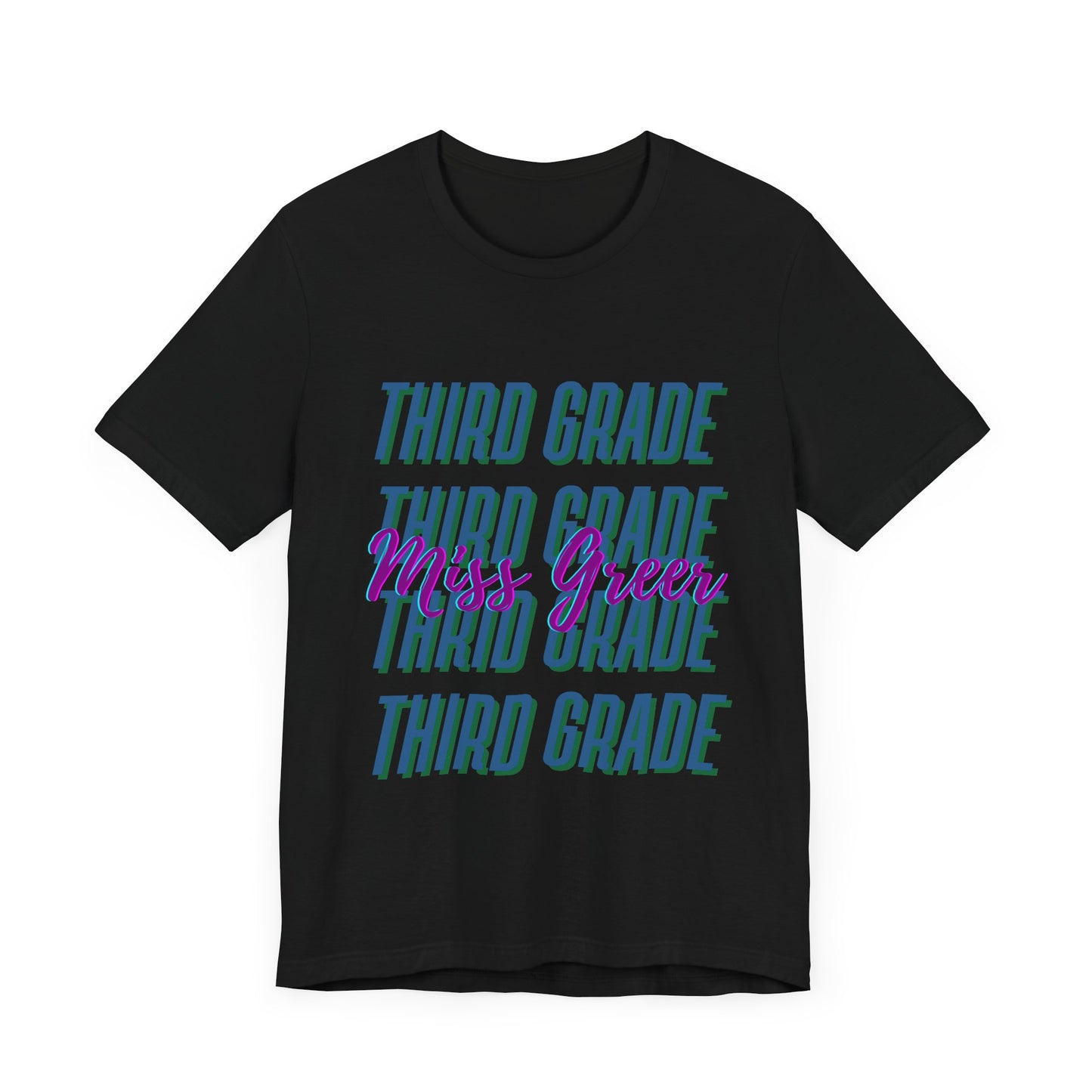 Teacher T-Shirt Personalized Grade & Name Thank You Gift