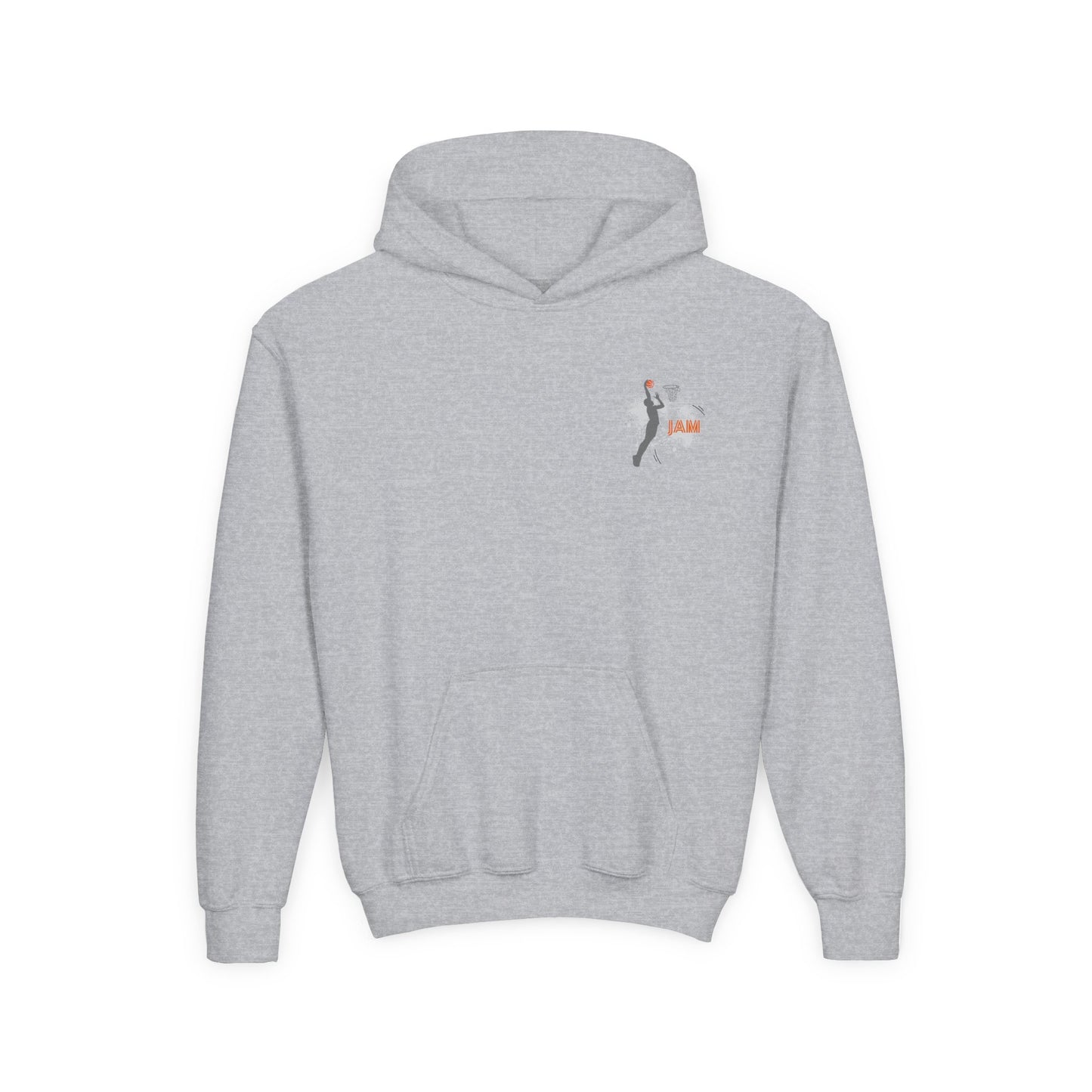 Youth Basketball Hoodie — 'Jam' Slam Dunk Graphic