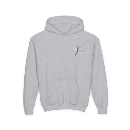 Youth Basketball Hoodie — 'Jam' Slam Dunk Graphic