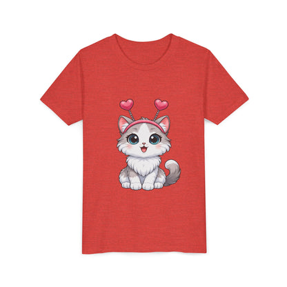 Youth Short Sleeve Cat Graphic Tee