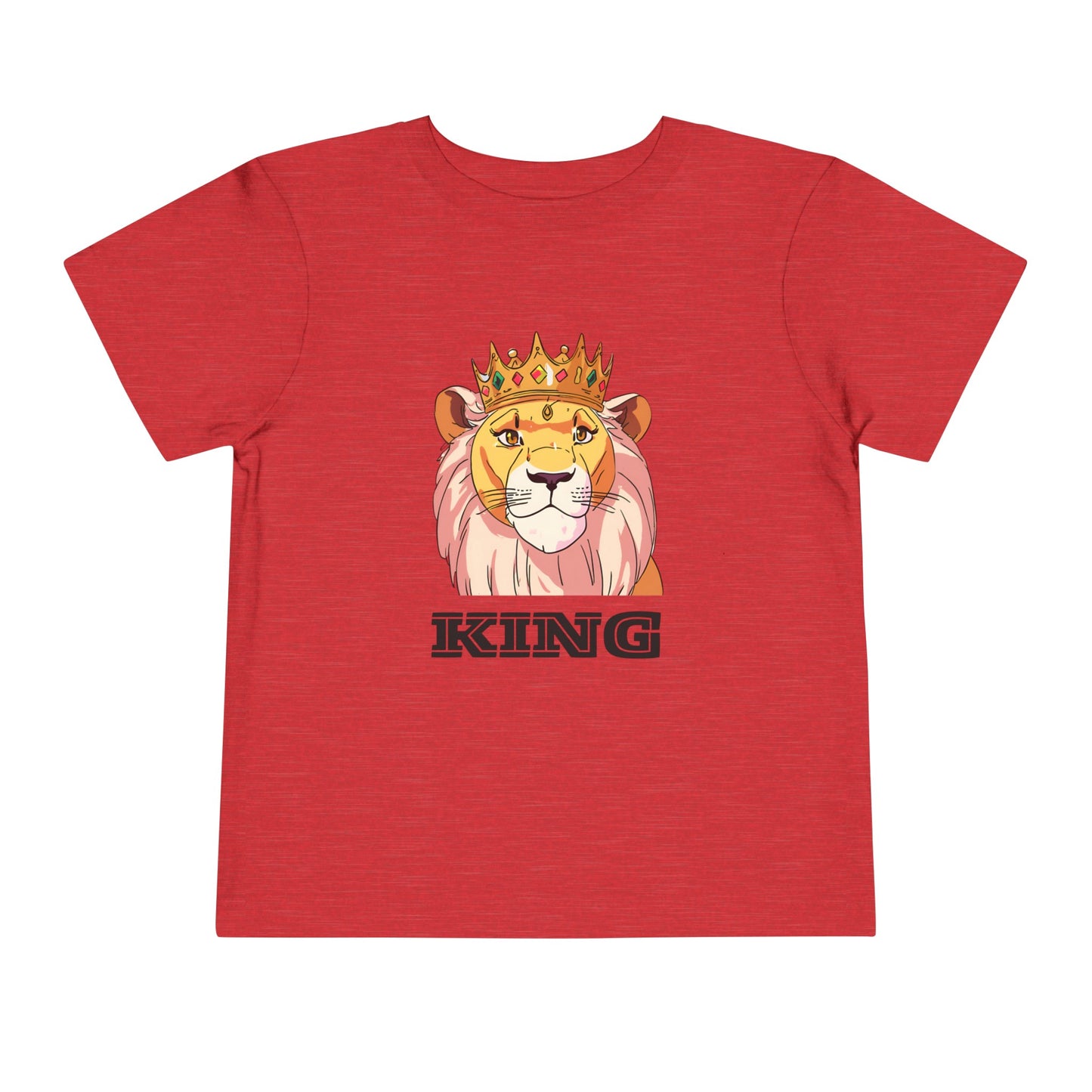 Friendly King Lion Toddler Short Sleeve Tee