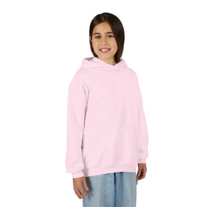 Youth Hoodie — Mom's Coolest Valentine - Cat with Sunglasses & Hearts — Kids Graphic Sweatshirt Hoodie
