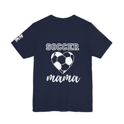 Soccer Mama Tee — Heart Soccer Ball Sideline Support Shirt