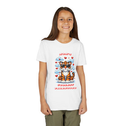 Youth Tee — "Mom's Coolest Valentine" Kids Graphic T-Shirt