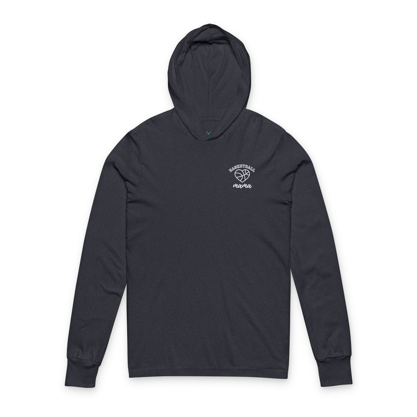 Basketball Mom Hooded Long Sleeve Tee