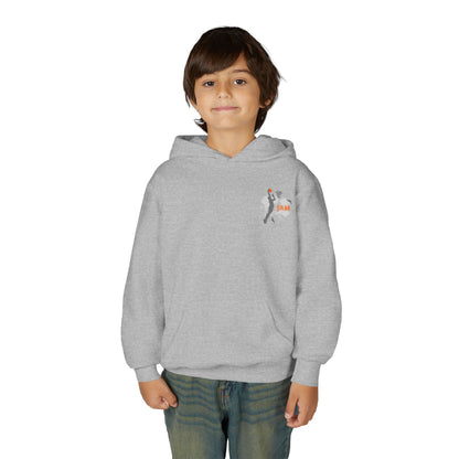 Youth Basketball Hoodie — 'Jam' Slam Dunk Graphic