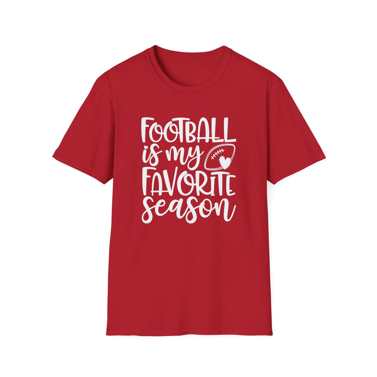 Football is my Favorite Season Unisex Softstyle T-Shirt