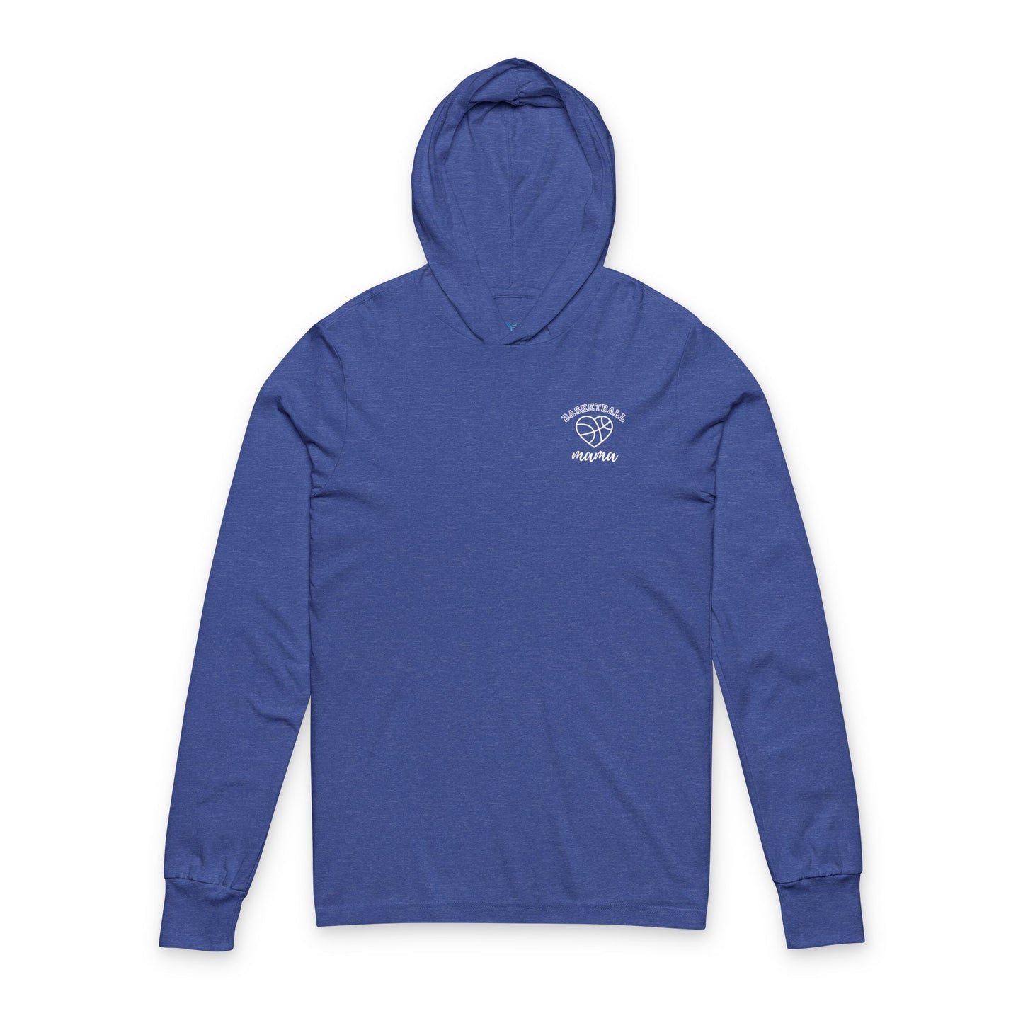 Basketball Mom Hooded Long Sleeve Tee