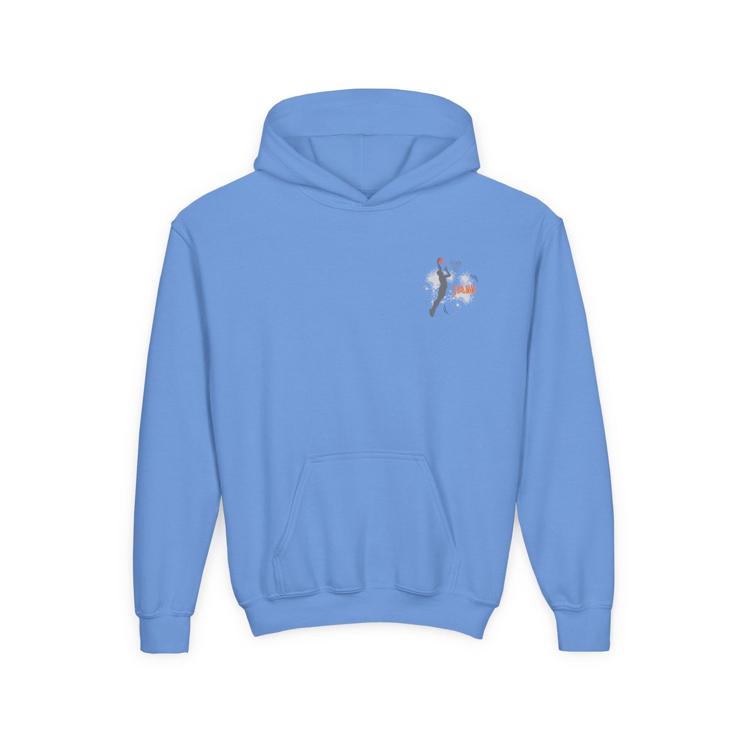 Youth Basketball Hoodie — 'Jam' Slam Dunk Graphic