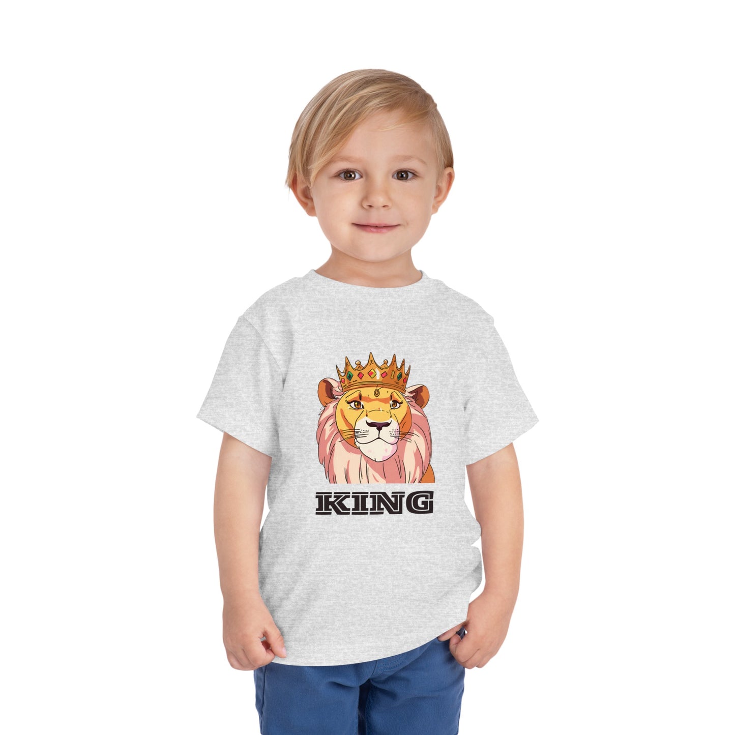 Friendly King Lion Toddler Short Sleeve Tee