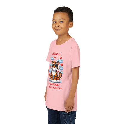 Youth Tee — "Mom's Coolest Valentine" Kids Graphic T-Shirt