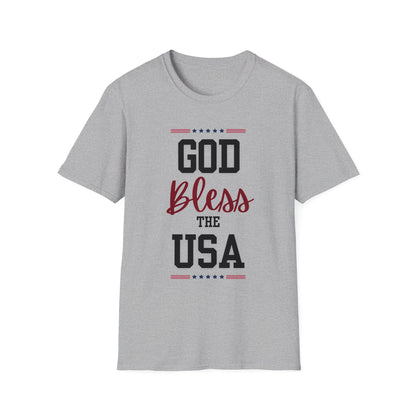 God Bless the USA Unisex Softstyle T-Shirt
