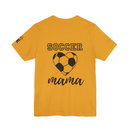 Soccer Mama Tee — Heart Soccer Ball Sideline Support Shirt