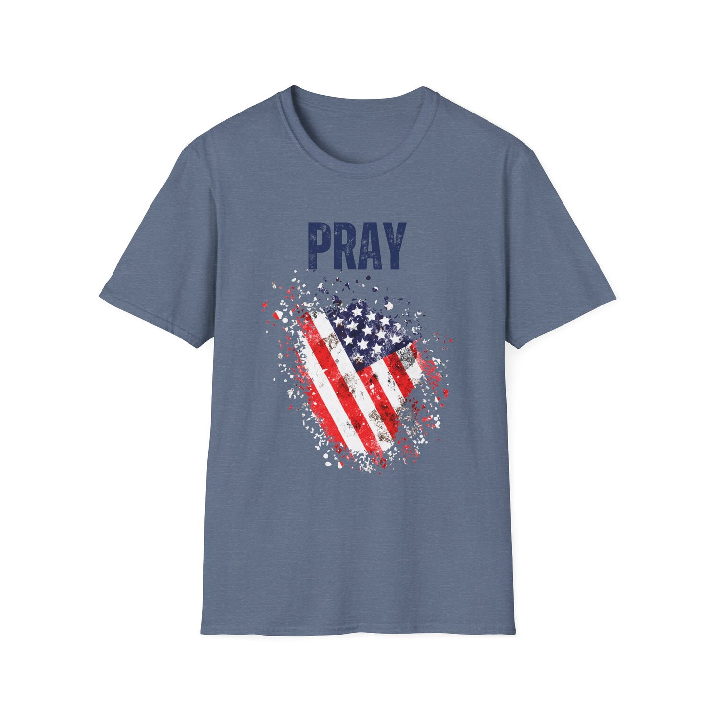 Pray for the USA Unisex Softstyle T-Shirt