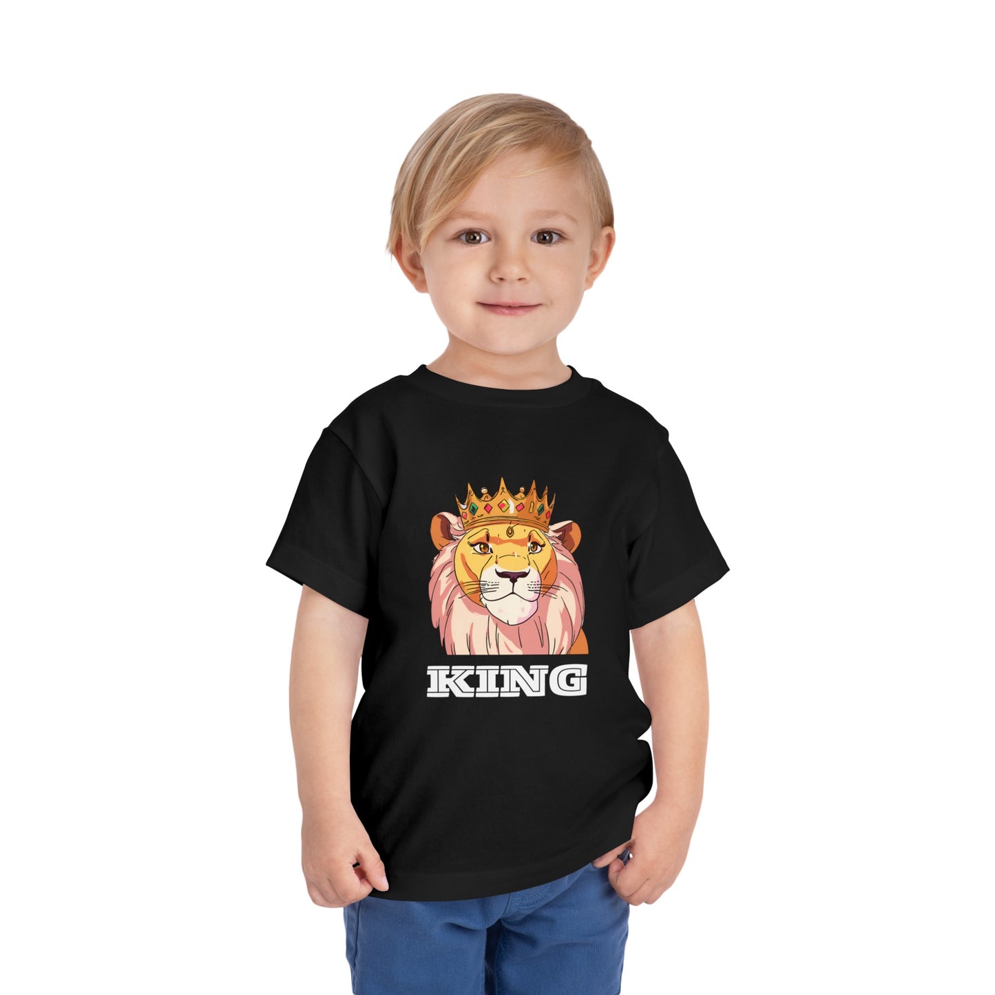 Friendly King Lion Toddler Short Sleeve Tee