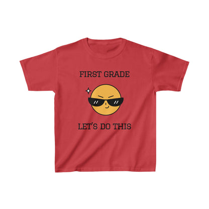 First Grade - Let's Do This Kids Heavy Cotton™ Tee