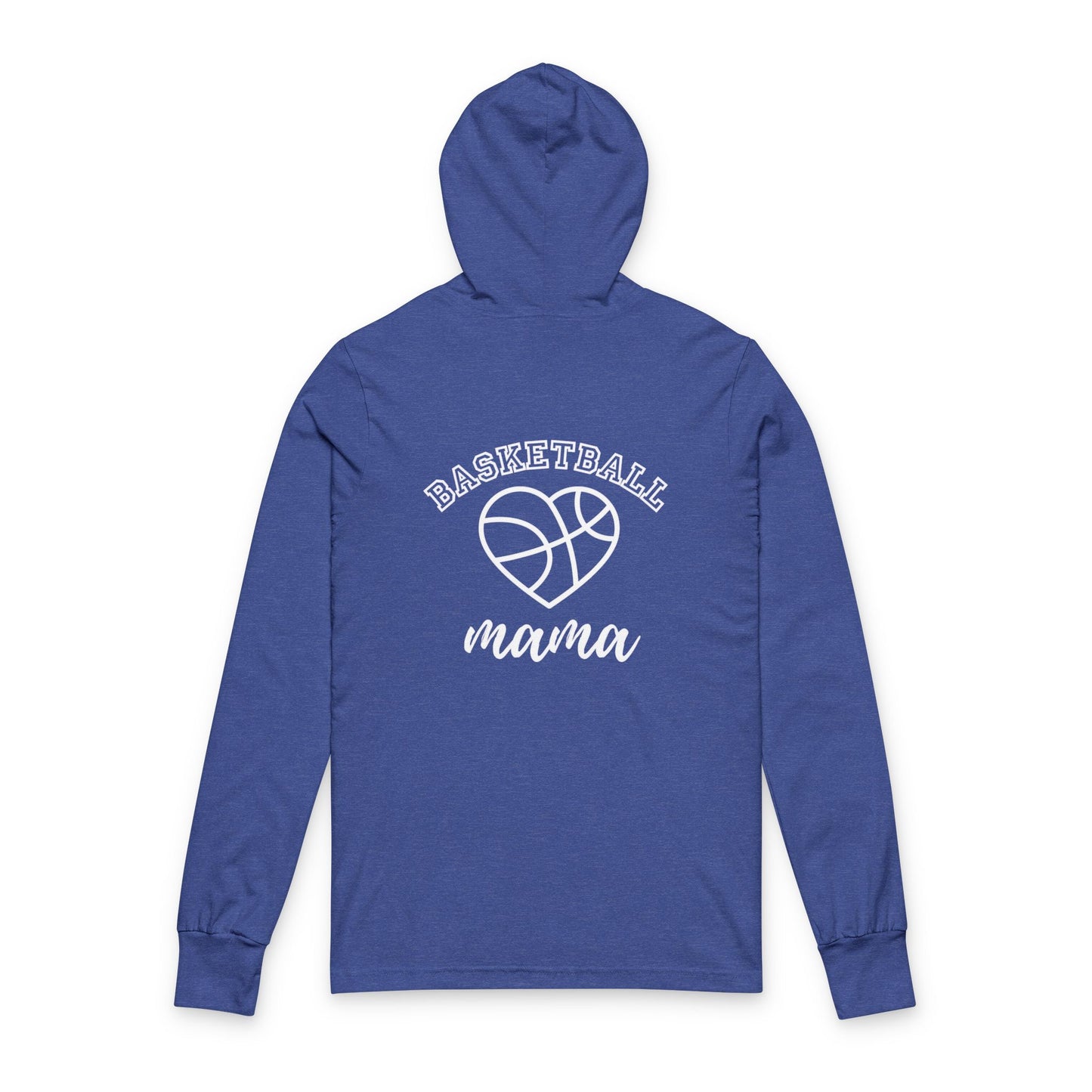 Basketball Mom Hooded Long Sleeve Tee