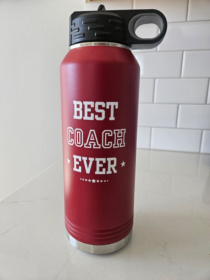 Water Bottle - Best Coach Ever - 32oz