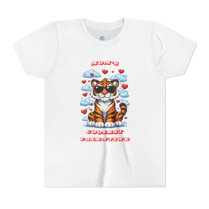 Youth Tee — "Mom's Coolest Valentine" Kids Graphic T-Shirt