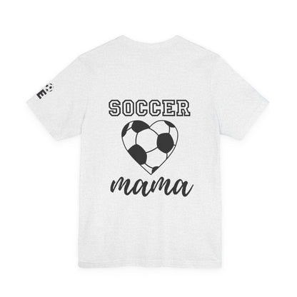 Soccer Mama Tee — Heart Soccer Ball Sideline Support Shirt