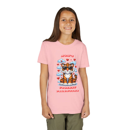 Youth Tee — "Mom's Coolest Valentine" Kids Graphic T-Shirt