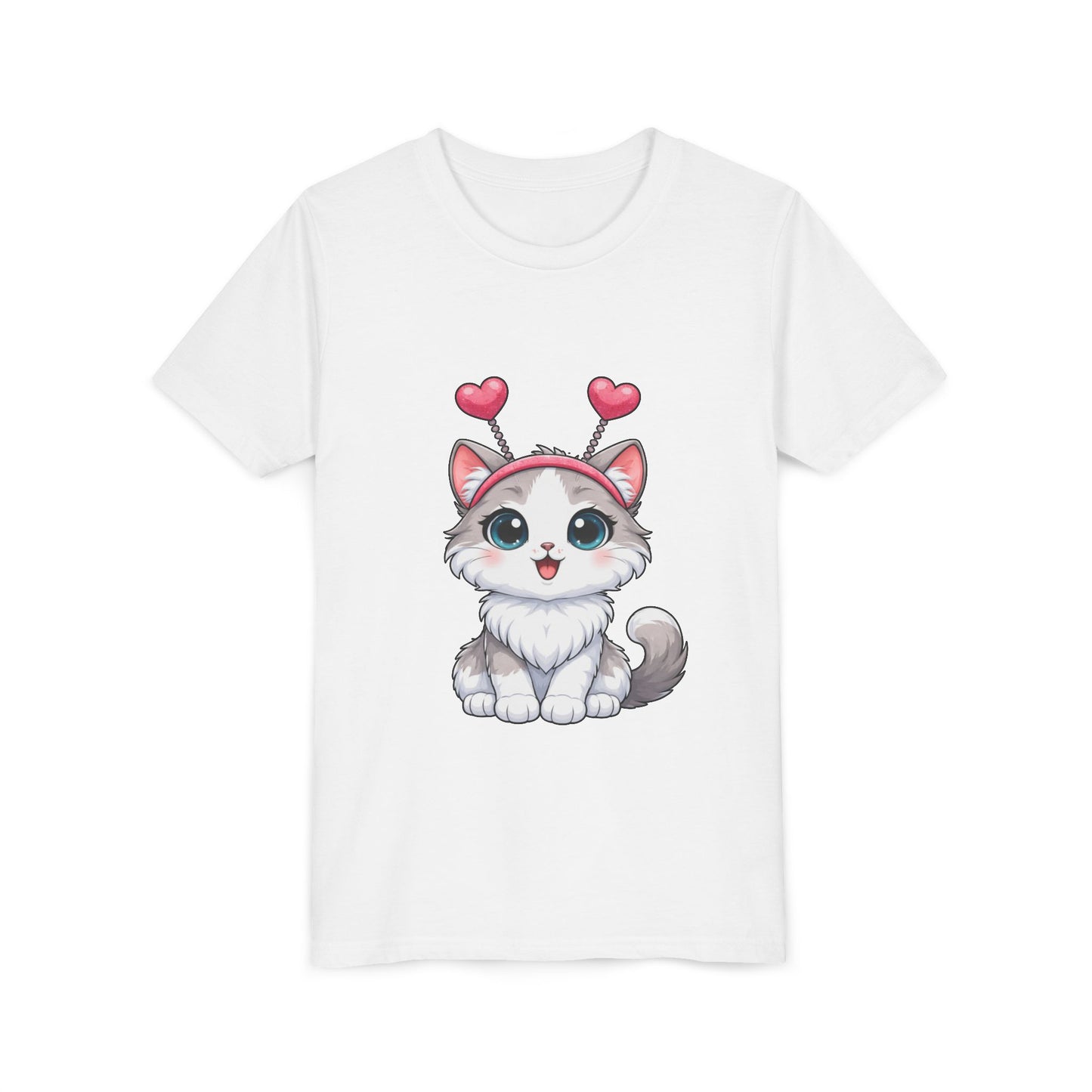 Youth Short Sleeve Cat Graphic Tee