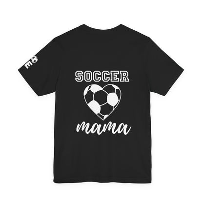 Soccer Mama Tee — Heart Soccer Ball Sideline Support Shirt