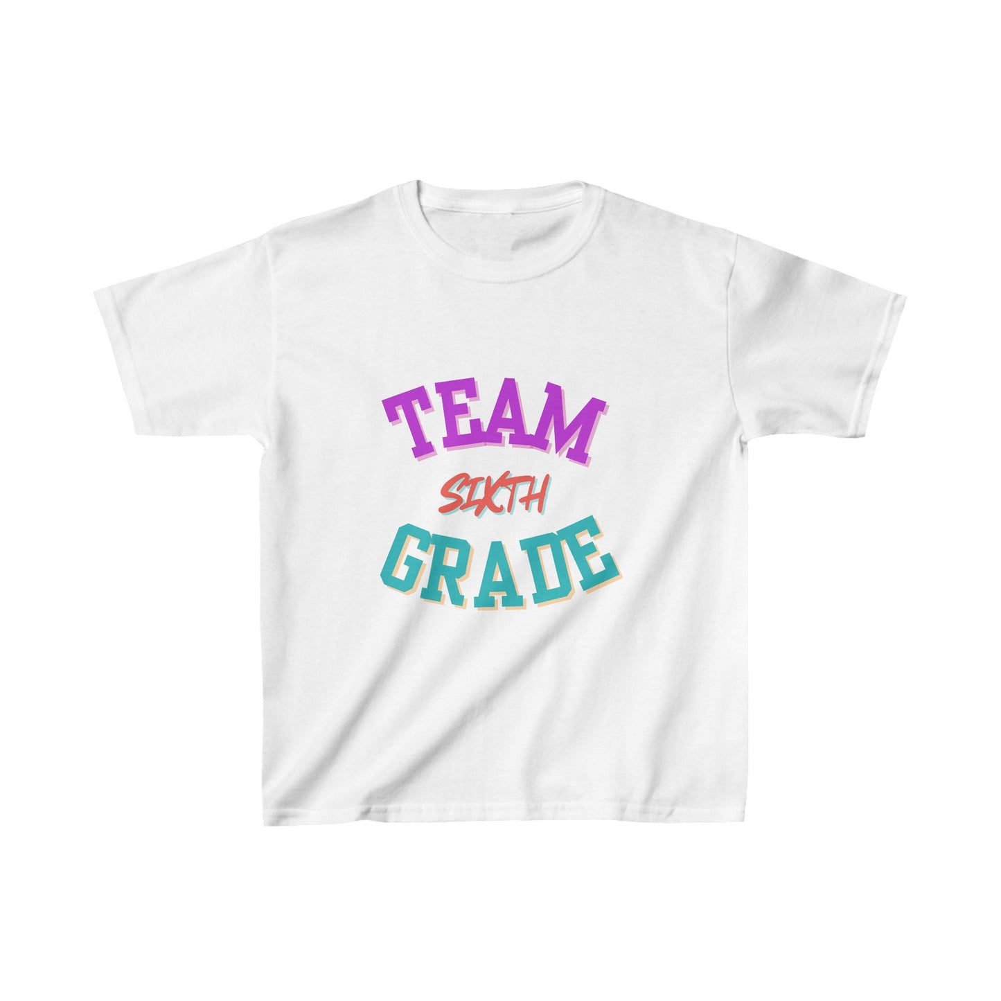 Team Sixth Grade Kids Cotton™ Tee