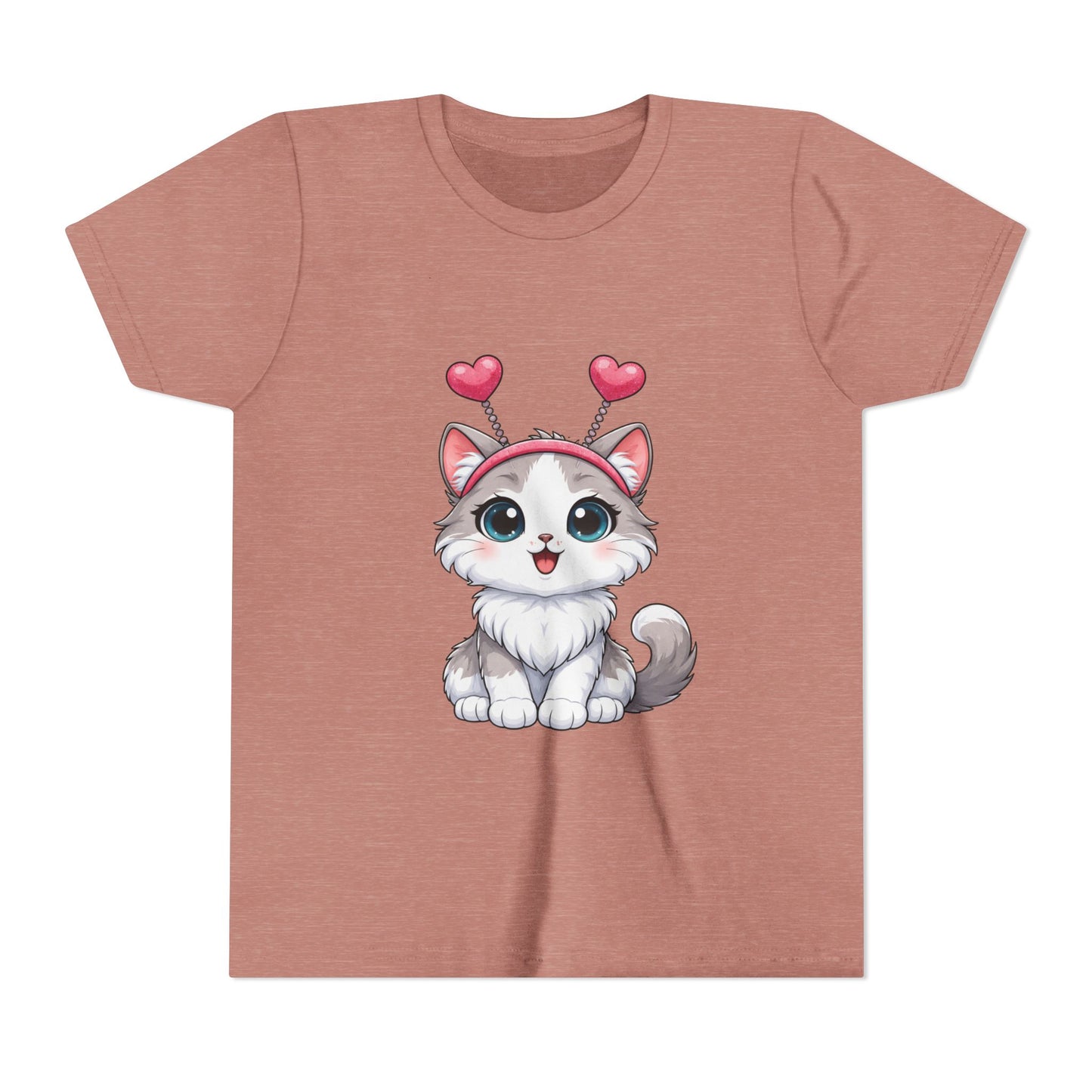 Youth Short Sleeve Cat Graphic Tee