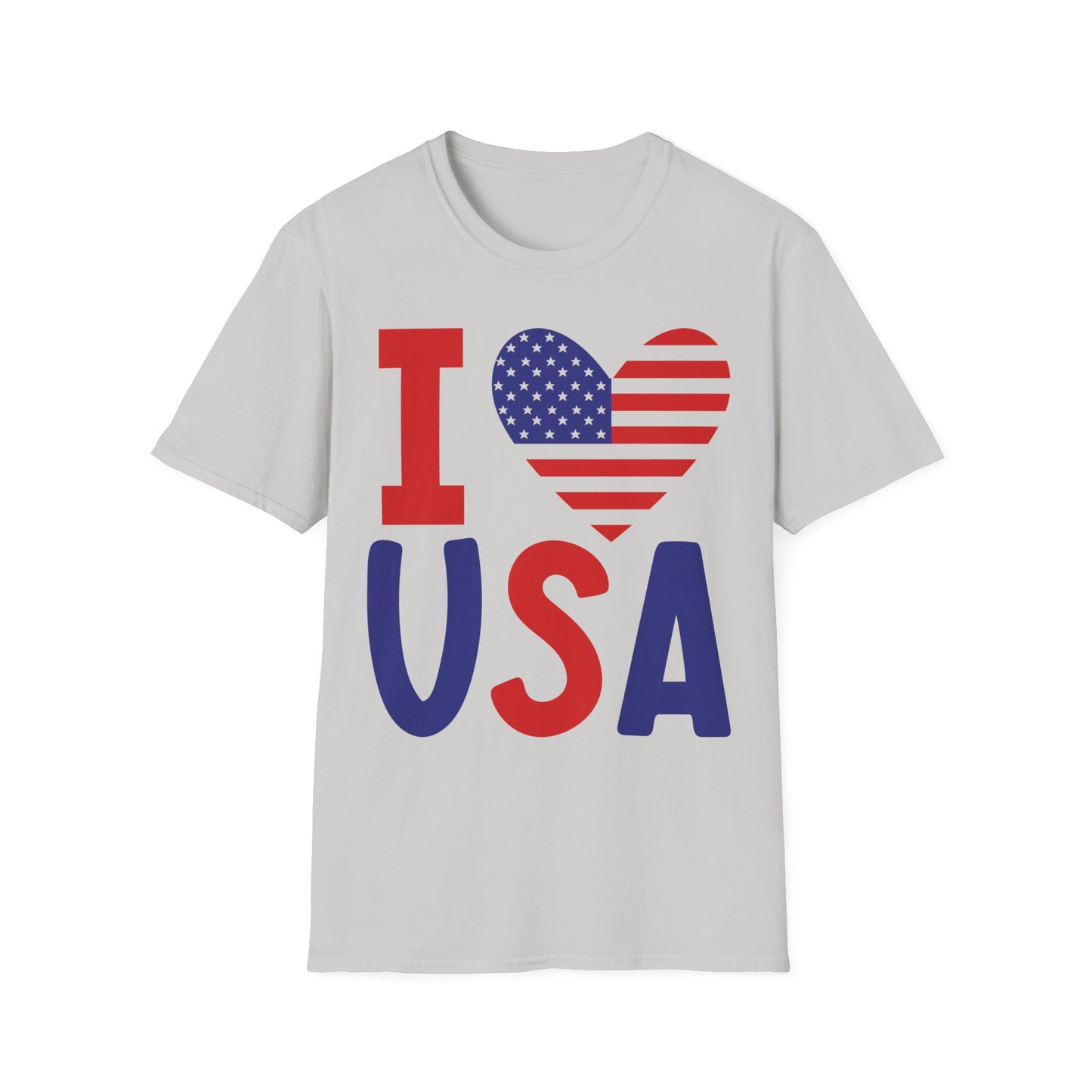 I Love USA Unisex Softstyle T-Shirt