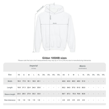 Youth Hoodie — Mom's Coolest Valentine - Cat with Sunglasses & Hearts — Kids Graphic Sweatshirt Hoodie